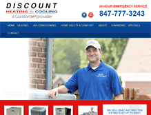 Tablet Screenshot of discountheating.net